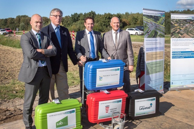 Aanleg ontsluitingsweg Lelystad Airport begint