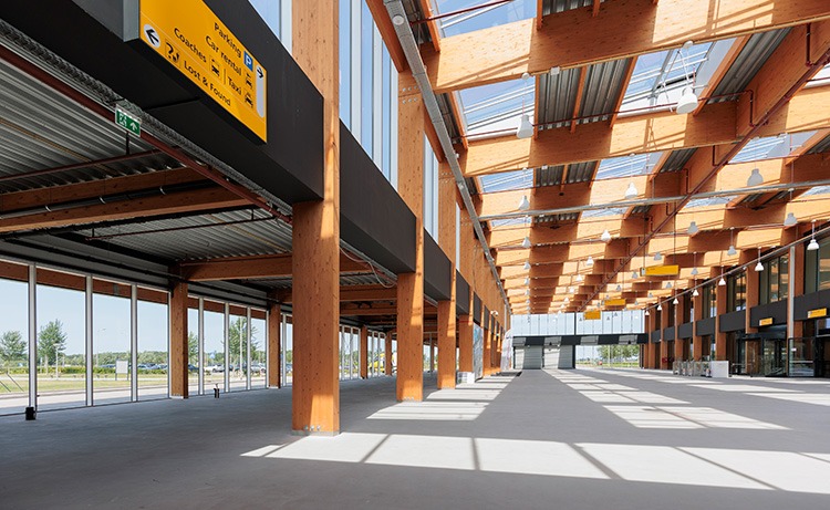 Lelystad-Airport-passagiers en event terminal