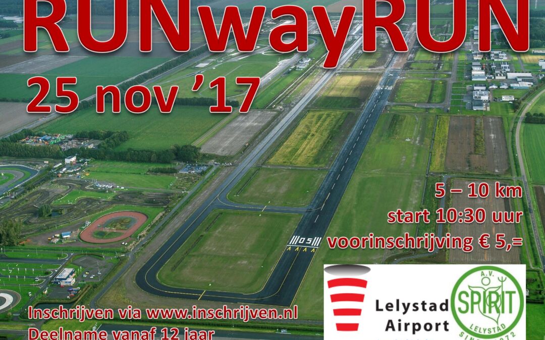 RunwayRun 25 november, loopt u ook mee?