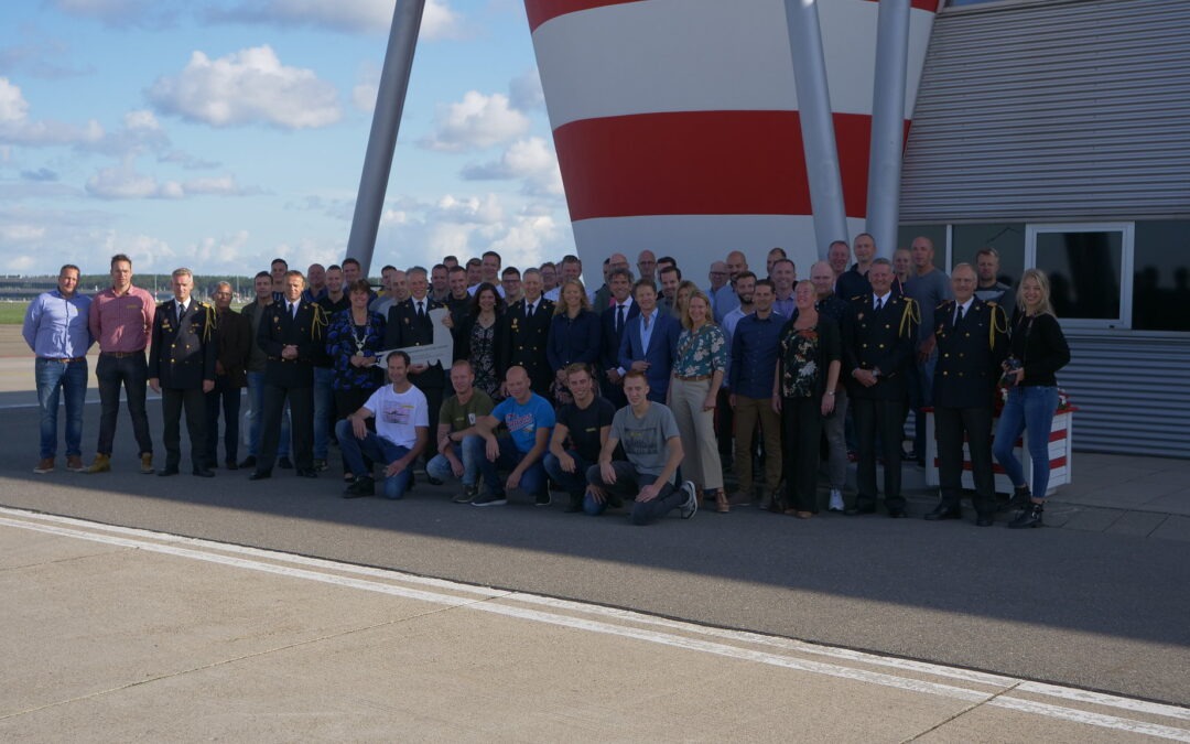 Installatie brandweerkorps Lelystad Airport