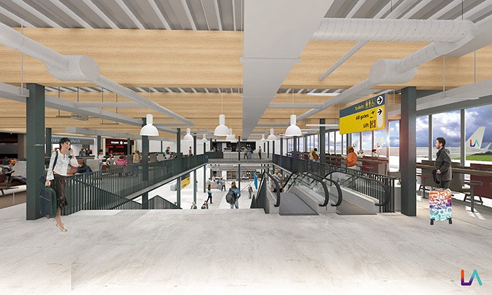 Lelystad Airport-Passagiersterminal LA-Architect-Casper Schwartz-Render-