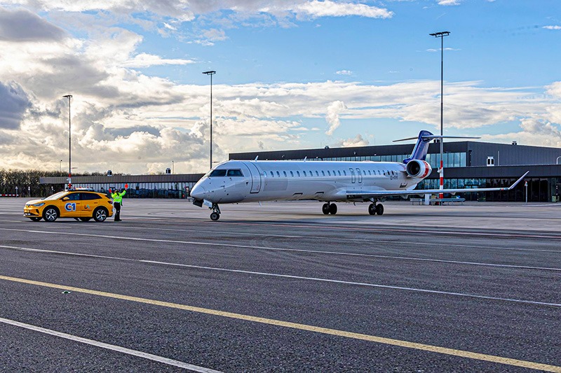 Lelystad Airport Terminal Jet