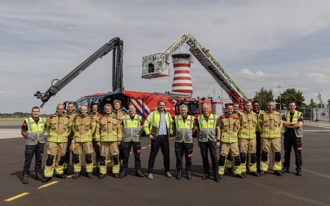 Brandweer Lelystad Airport & Brandweer Flevoland versterken samenwerking