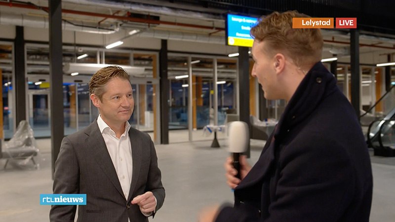 Lelystad Airport RTL4 interview Jan Eerkens 1-S