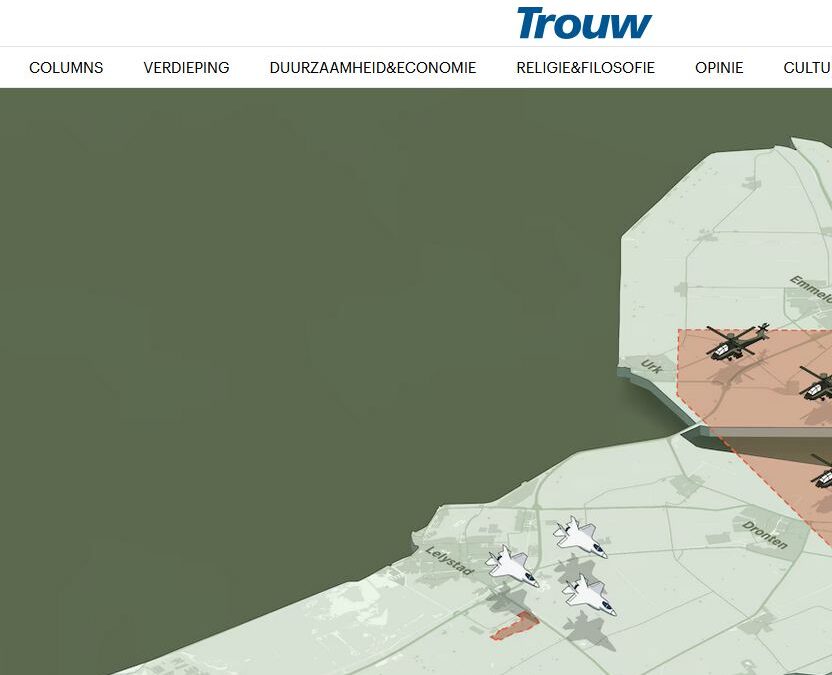 Artikel in Trouw over keuze Defensie voor Lelystad Airport