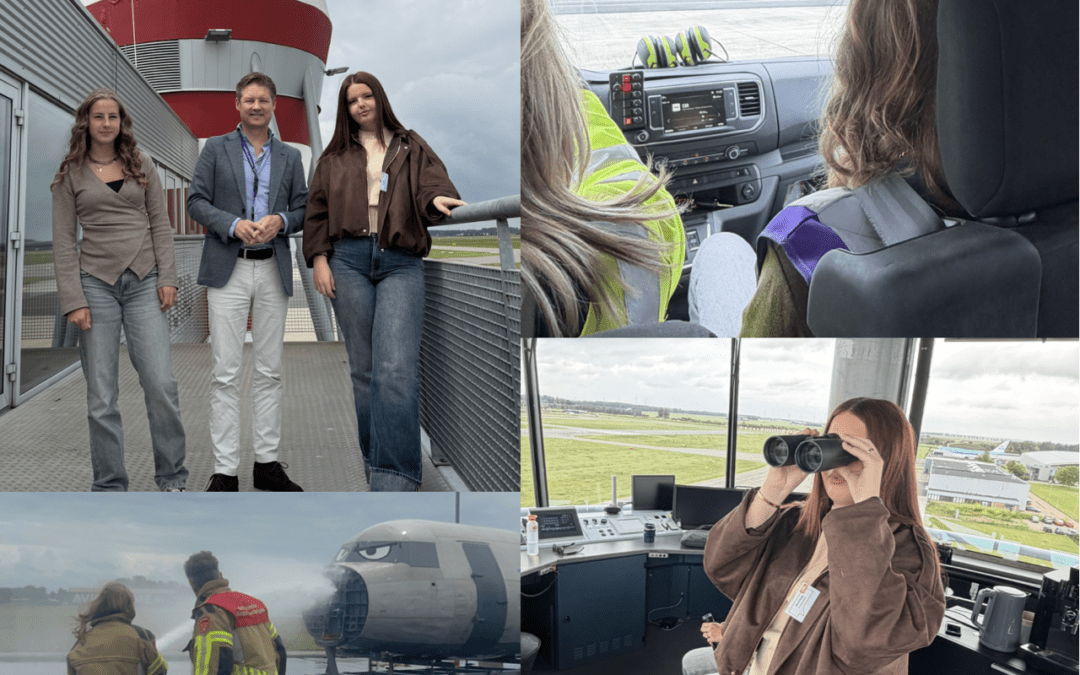 CEO voor een dag: Alyssa en Brooklyn nemen kijkje achter de schermen op Lelystad Airport